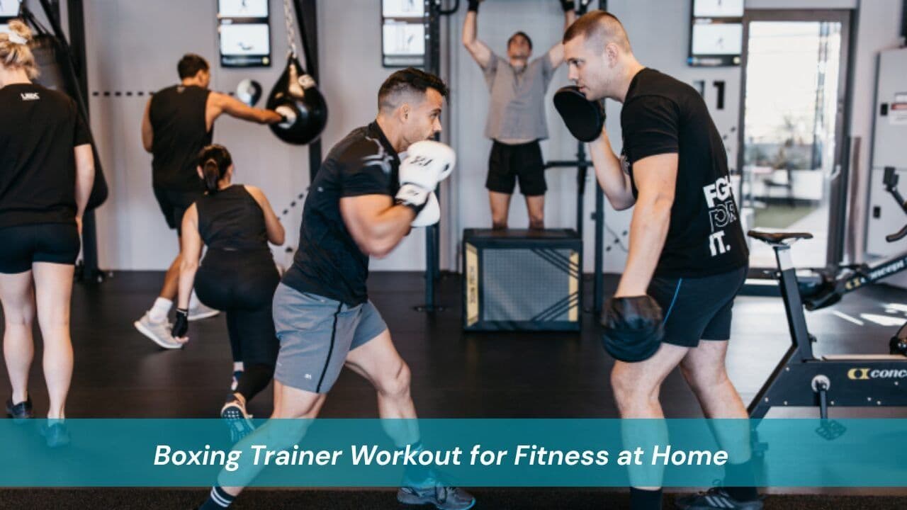 Boxing Trainer Workout for Fitness at Home