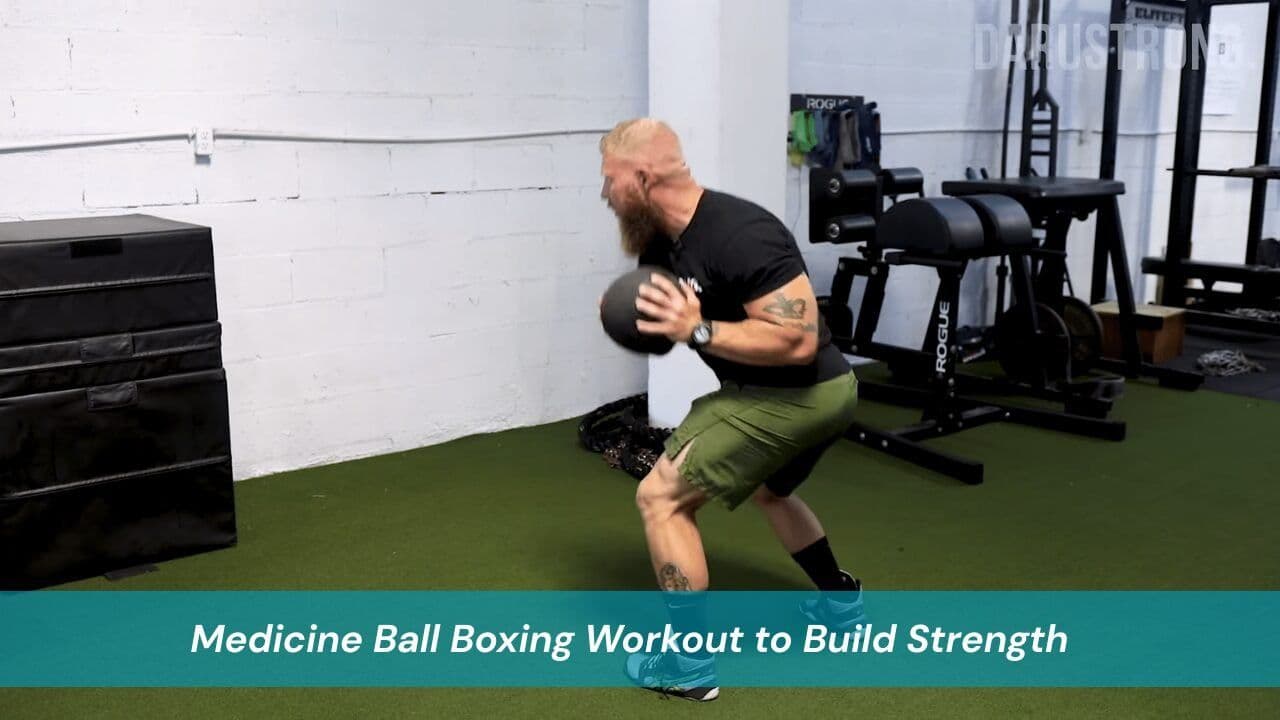 Medicine Ball Boxing Workout to Build Strength