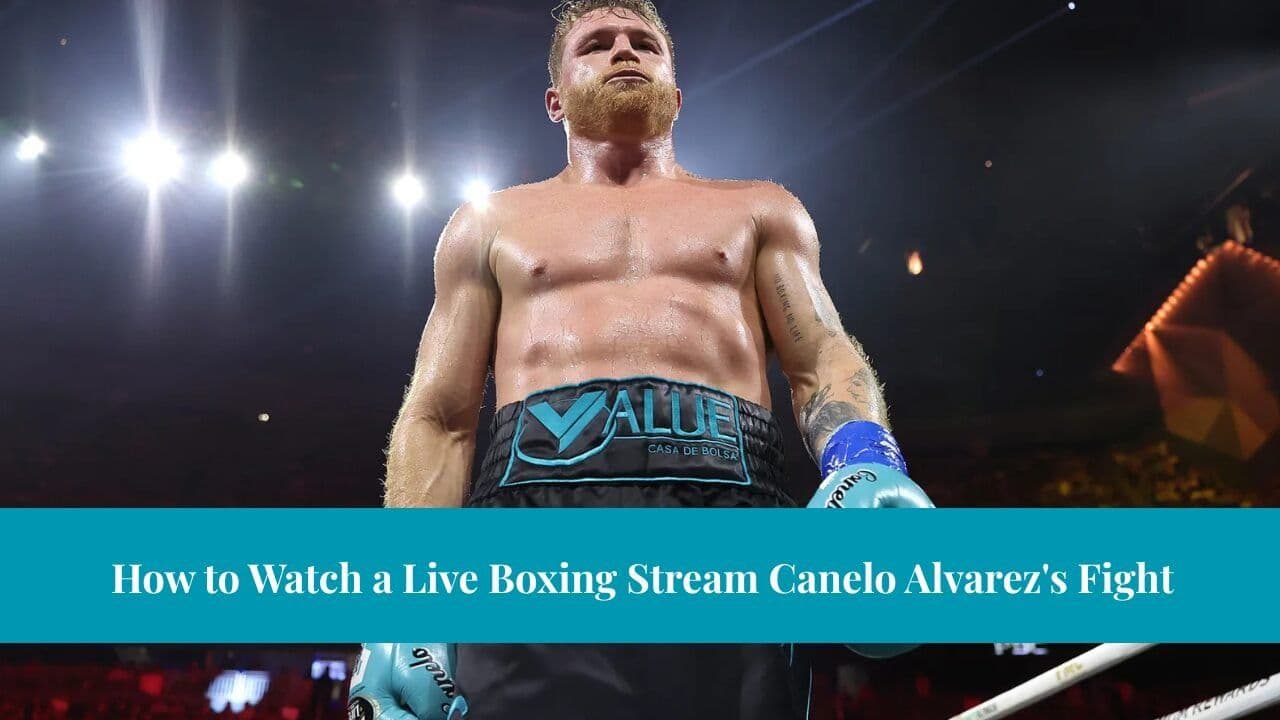 How to Watch a Live Boxing Stream Canelo Alvarez's Fight