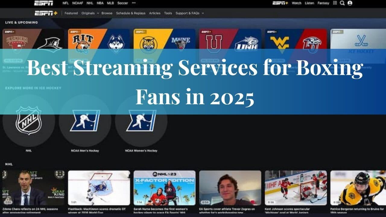 Best Streaming Services for Boxing Fans in 2025