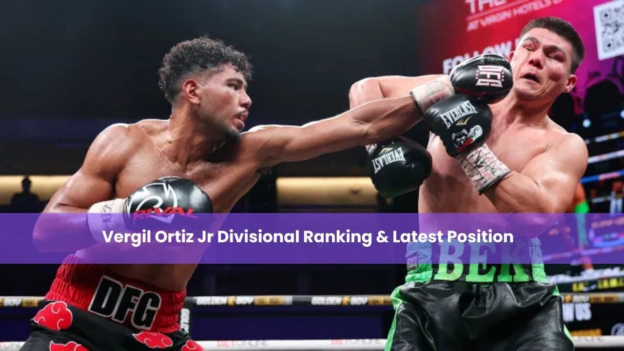 Vergil Ortiz Jr Divisional Ranking & Latest Position