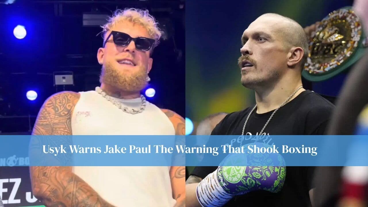 Usyk Warns Jake Paul The Warning That Shook Boxing